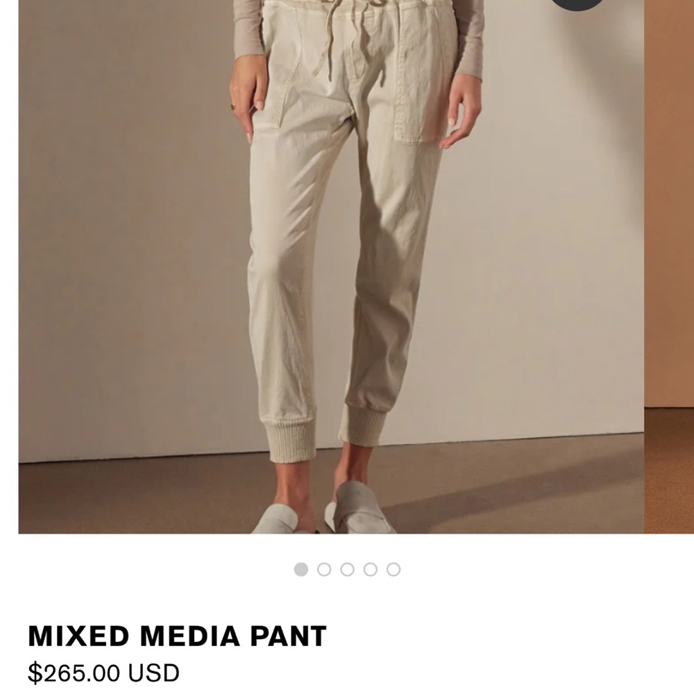 James perse mixed media pant